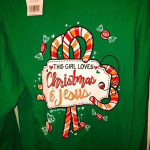 new it’s a girl thing brand Christmas long sleeve